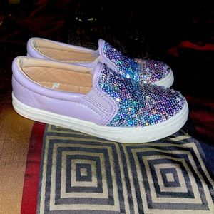 Girls size size 1 slip on shoes.